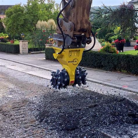 rock grinder attachment for skid steer|drum cutter attachment for excavators.